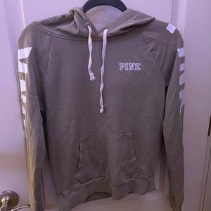 Victoria’s Secret pink army green hoodie
